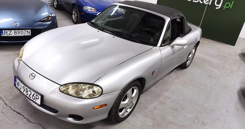 Mazda MX-5 cena 14900 przebieg: 141200, rok produkcji 2001 z Siemianowice Śląskie małe 742